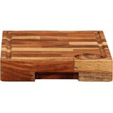  Daska za rezanje 30 x 21 x 4 cm od masivnog bagremovog drva | shoptok.hr