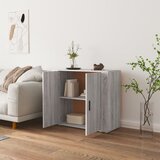  Komoda sivog hrasta sonome 80x33x70 cm od konstruiranog drva | Eponuda.com