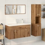  4-dijelni set kupaonskog namještaja käsityöläinen tammi | shoptok.hr