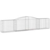  Lučne gabionske košare 15 kom 400x50x80/100cm pocinčano željezo | shoptok.hr