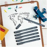  ZA TEHNIČKO CRTANJE 0,1MM PIGMENT LINER STAEDTLER 308 01-9 CRNI | Shoptok.si