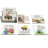  Originalni personalizirani podmetači za čaše – savršen poklon za nogometaše, lovce, ribolovce i majstore - 1.- 16365 | shoptok.hr