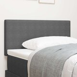 vidaXL Uzglavlje Svjetlosivo Tkanina, Kompozitno drvo, Čvrsto borovo drvo | shoptok.hr