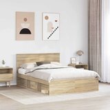  Konstrukcija postelje Sonoma 140 x 200 cm Konstruiran les, (5000104173) | Shoptok.si