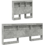  Skladišno uzglavlje Betonski sivi 75 cm Konstruirano drvo | shoptok.hr