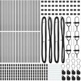  Stup za ogradu 52 pcs Siva 3,2 x 3,2 x 120 cm | shoptok.hr