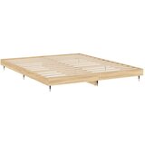  Okvir kreveta bez madraca 200x200 cm od konstruiranog drva Smeđa 200 x 200 cm | Shoptok.si