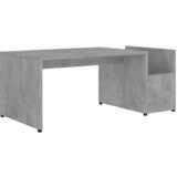 Maison Chic Klubska mizica - kavna mizica - Nizka mizica betonsko siva 90x45x35 cm inženirski les, (21754421) Cene