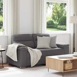  Dvosjed Sofa Siva 160x81x84 cm Imitacija kože | Shoptok.si