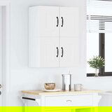 vidaXL Stenska kuhinjska omarica Visok sijaj bela 60 x 31 x 40 cm | Shoptok.si