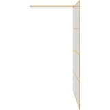  Zid za walk-in tuš Zlatno 140 x 195 cm Staklo otporno na udarce | shoptok.hr