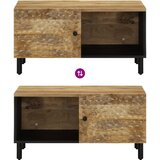  Stolić za kavu 80 x 50 x 40 cm od masivnog drva manga | Eponuda.com