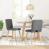  Blagovaonske stolice od tkanine 2 kom tamnosive | shoptok.hr