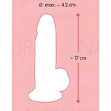 Nature Skin ljepljiv, realističan dildo - prirodan (mali) | shoptok.hr