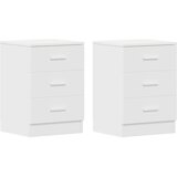  Noćni ormarići 2 kom bijeli 38 x 35 x 56 cm konstruirano drvo | Eponuda.com