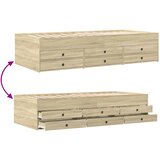  Dnevni krevet s ladicama bez madraca boja hrasta 100x200 cm | shoptok.hr