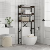  Polica za perilicu rublja boja smeđeg hrasta 67x25x163cm drvena | shoptok.hr