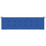  Jastuk za vrtnu klupu plavi 180 x 50 x 3 cm od tkanine Oxford | Eponuda.ba