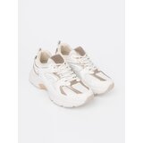 Shelvt White sneakers with beige and gold inserts | ePonuda.com