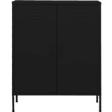 Ormarić za pohranu crni 80 x 35 x 101,5 cm čelični | shoptok.hr