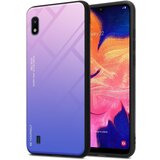 Cadorabo Ohišje, združljiv s Samsungom v roza - modri - dvobarvni zaščitni pokrov iz silikona TPU in hrbta iz kaljenega stekla, (20573118) | Shoptok.si
