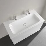 Villeroy Boch 4164A1R1 Finion Vanity CeramicPlus 100 x 50 cm vgradni keramični umivalnik z 2 odprtinama za armaturo | Shoptok.si