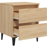  Nočna omarica sonoma hrast 40x35x50 cm iverna plošča, (20624243) | Shoptok.si