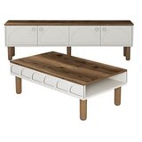 Hanah home Set TV komoda i klub stolić Bohem 855, krem | Eponuda.ba