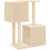  Penjalica za mačke sa stupovima za grebanje krem 86 cm | shoptok.hr