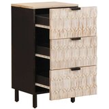 Kreveta Finš bijelog pranja 40 x 33 5 x 75 cm Čvrsto drvo manga | shoptok.hr