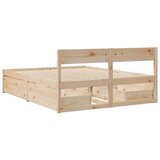 vidaXL Okvir za krevet s ladicama 150 x 200 cm borovina | shoptok.hr