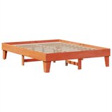  Posteljni okvir brez vzmetnice vošč. rjav 150x200 cm borovina, (21531791) | Shoptok.si
