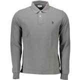 U.S. Polo Assn. US POLO SHIRT LONG SLEEVE MEN&#39;S GRAY Cene