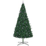  Božićno drvce s ukrasnim gudačkim svjetlima Zelena 400 cm PVC | shoptok.hr