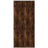  Garderobna omara dimljeni hrast 80x52x180 cm konstruiran les, (20705623) | Shoptok.si