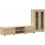  Set TV komoda s ladicama Sonoma hrast Konstruirano drvo | shoptok.hr