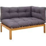  Kantasti Sofe Jedinica Prirodna i tamno siva 132 x 92 x 82 cm | shoptok.hr