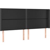  Krevet box spring s madracem LED crni 180x200cm od umjetne kože | shoptok.hr
