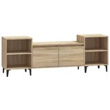 Maison Chic TV omarica - TV stojalo - Televizijska omarica sonoma hrast 160x35x55 cm inženirski les, (21700252) Cene