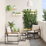  Kompleti pohištva z blazino 3 pcs Bež in smetanasto bela Ratan, (5000301240) | Shoptok.si