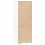  Visoka komoda bijela 40x41x124 cm od konstruiranog drva | shoptok.hr