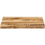 Stolna Mizna plošča z naravnim robom 50x40x3,8 cm trden robusten mango | Shoptok.si