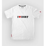 Loose Riders I Heart Dirt Tech Tee white Cene