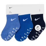 Športne nogavice Chaussettes gripper s quarter bleu 3 paires Modra