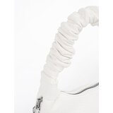 Shelvt Small white handbag with crinkle handle | Shoptok.si