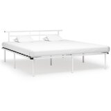vidaXL Okvir za krevet bijeli metalni 200 x 200 cm Cijene