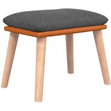 vidaXL Stolček za noge temno siv 45x29,5x35 cm blago in umetno usnje, (20818592) Cene