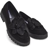 Resti Eco suede women's moccasins with a Floverse flower | ePonuda.com