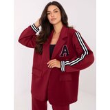 RUE PARIS Set-IT-KMPL-9721.15-burgundy Cene