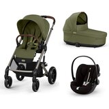 Cybex Voziček 3v1 Balios S Lux moss green u